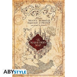 Harry Potter "Marauder`s Map" 91,5x61 cm poszter