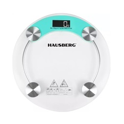 Hausberg HB-6000BL kék üveg fürdőszobai mérleg
