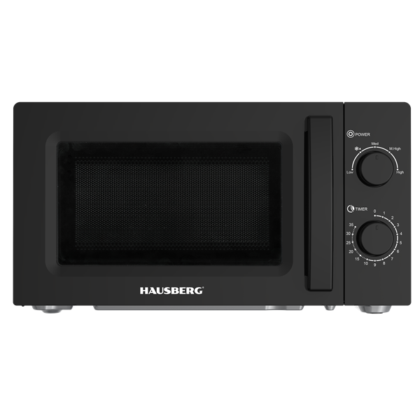 Hausberg HB-8008NG 700W 20L fekete mikrohullámú sütő