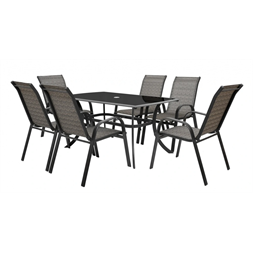 Hecht Honey Set 6 székes kerti bútor szett