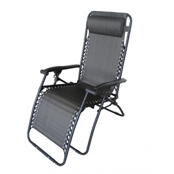 Hecht Relaxing fekete állítható kerti szék