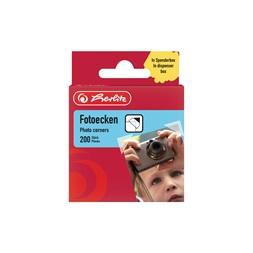 Herlitz 200 db átlátszó fotósarok