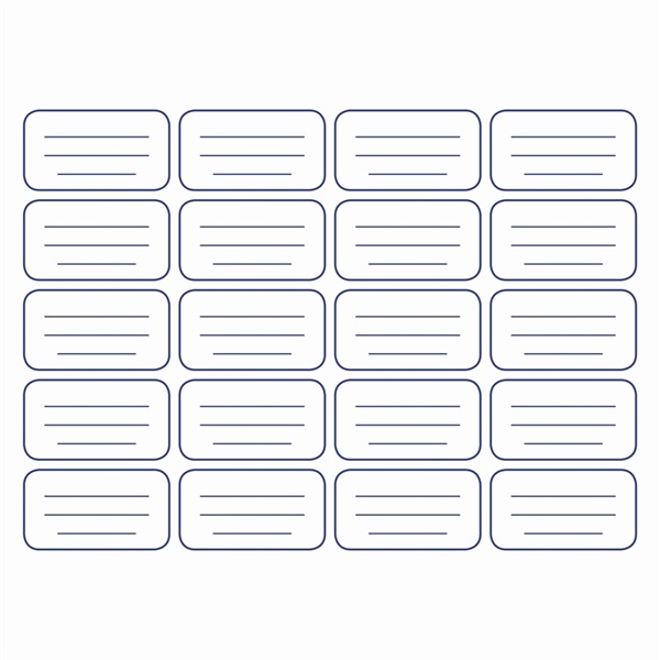 Herlitz 20db-os iskolai etikett