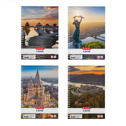 Herlitz City A5 80 lapos vonalas spirálfüzet