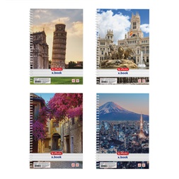 Herlitz City A5 80 lapos vonalas spirálfüzet