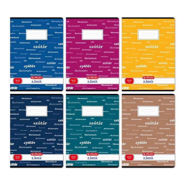 Herlitz Design A4 82-32 szótárfüzet