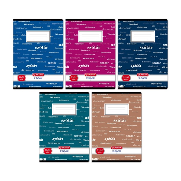 Herlitz Design II A5 31-32 szótárfüzet
