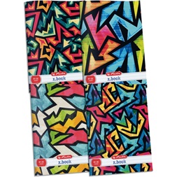 Herlitz Neon Art A4 81-32 vonalas füzet