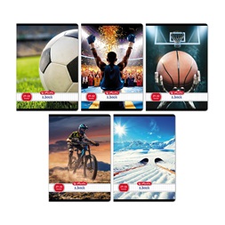 Herlitz Sport II A5 27-32 kockás füzet