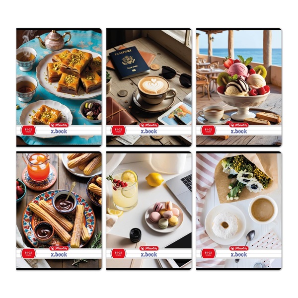 Herlitz Taste the Globe A4 81-32 vonalas füzet