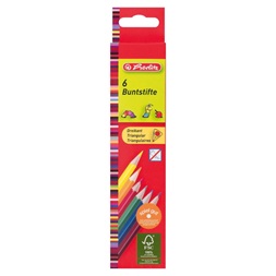 Herlitz Trio lakkozott 6db-os színesceruza készlet