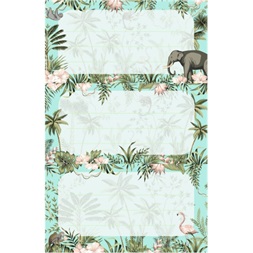 Herlitz Tropical 9db füzetcímke