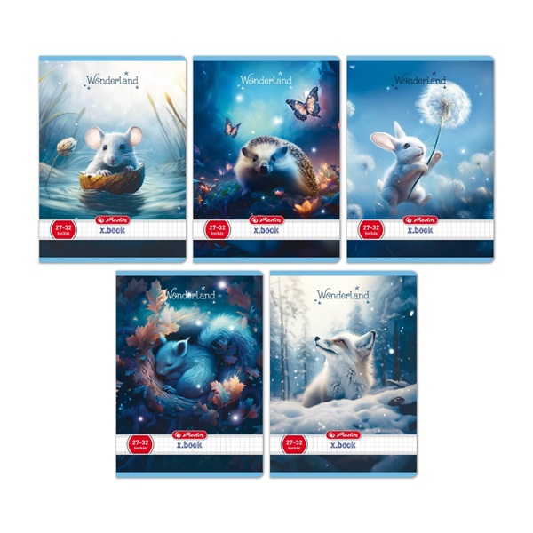 Herlitz Wonderland A5 27-32 kockás füzet