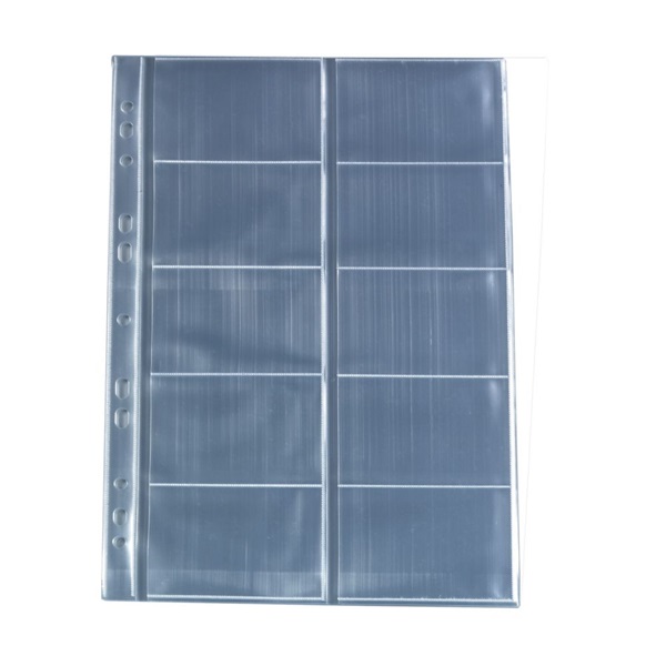 Herlitz A4 lefűzhető 10db/cs névjegytartó