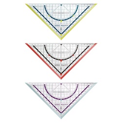 Herlitz my.pen 25 cm-es színes háromszögvonalzó