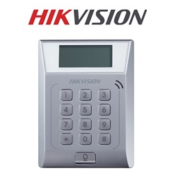 Hikvision DS-K1T802M Mifare(13.56Mhz), LCD, kártya/kód, RJ45 beléptető vezérlő