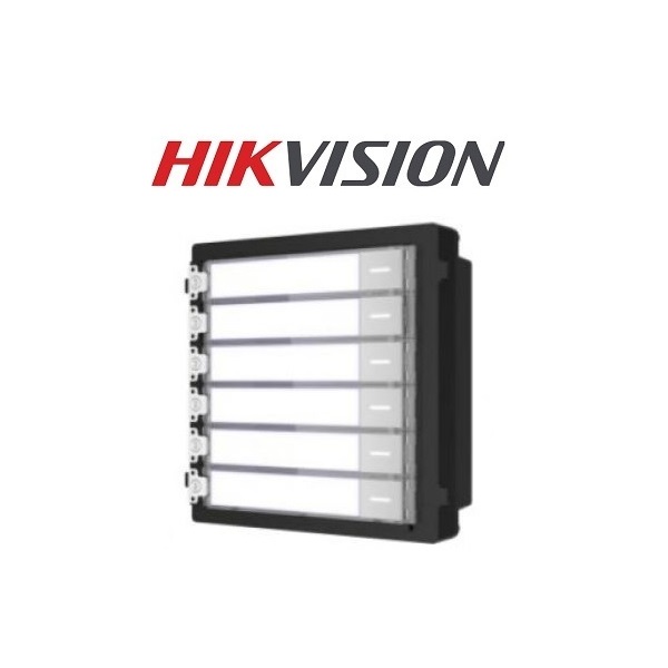 Hikvision DS-KD-KK 6 lakásos bővítő modul DS-KD8003-IME1 moduláris video kaputelefon kültéri egységhez