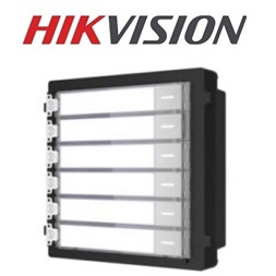 Hikvision DS-KD-KK 6 lakásos bővítő modul DS-KD8003-IME1 moduláris video kaputelefon kültéri egységhez