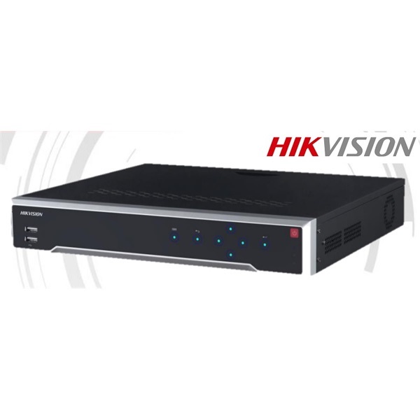 Hikvision DS-7716NI-K4/16P 16 csatorna/H265/160Mbps rögzítés/4x Sata/16x PoE hálózati rögzítő(NVR)