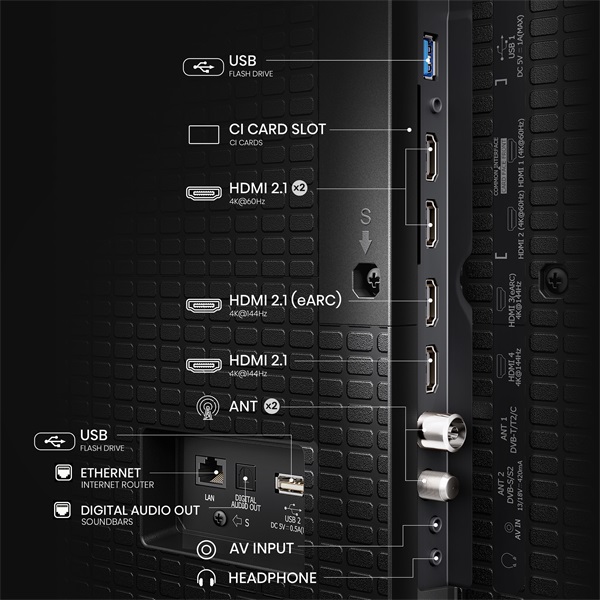 Hisense 100" 100E7QPRO 4K UHD Smart Gamer QLED TV