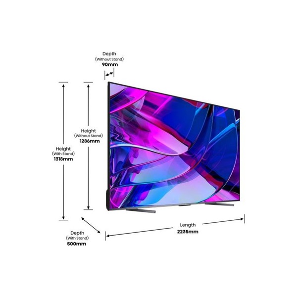 Hisense 100" 100U7KQ 4K UHD Smart Mini-LED ULED TV (Újracsomagolt)