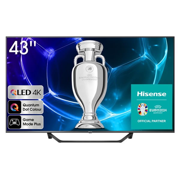 Hisense 43" 43A7KQ 4K UHD Smart QLED TV (Újracsomagolt)