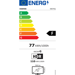 Hisense 55" 55E7KQ 4K UHD Smart QLED TV (Újracsomagolt)