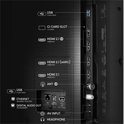 Hisense 65" 65E7QPRO 4K UHD Smart Gamer QLED TV