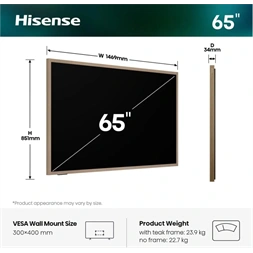 Hisense 65" 65S7S 4K UHD LifeStyle QLED TV