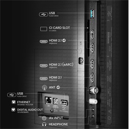 Hisense 65" 65U7QPRO 4K UHD Smart MiniLED ULED TV