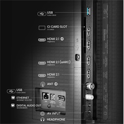 Hisense 85" 85U7Q 4K UHD Smart MiniLED ULED TV
