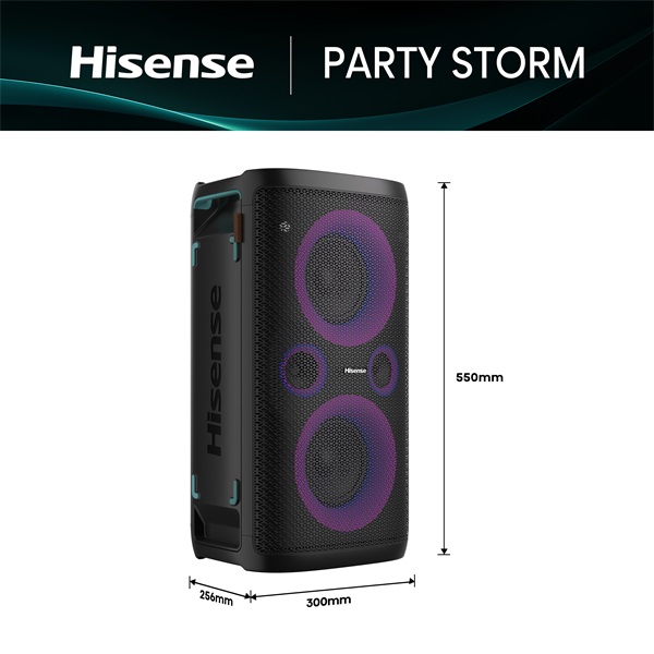 Hisense Party Storm 300W Bluetooth party hangszóró