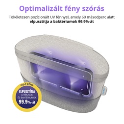 HoMedics SAN-B100GY UV-Clean vírus- és baktériumölő fertőtlenítő neszeszer
