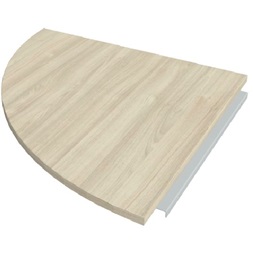 Hobis CROSS CP 900 L akác bal kiegészítő asztal