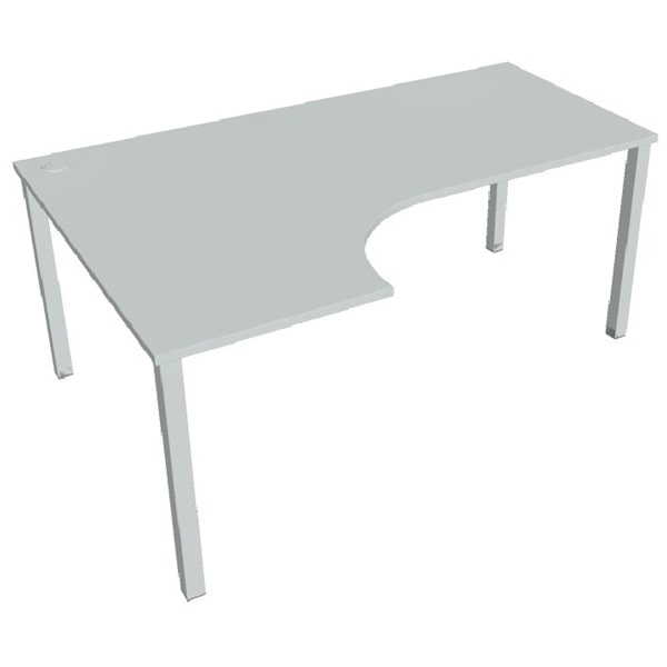 Hobis UNI UE 1800 60 P szürke 180x120 cm jobb ergo asztal
