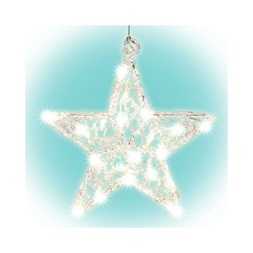 Home KID 211 B/WW elemes LED-es akril csillag ablakdísz