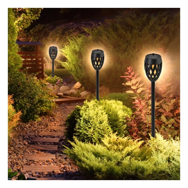 Home MX 200 Solar napelemes műanyag kerti fáklya