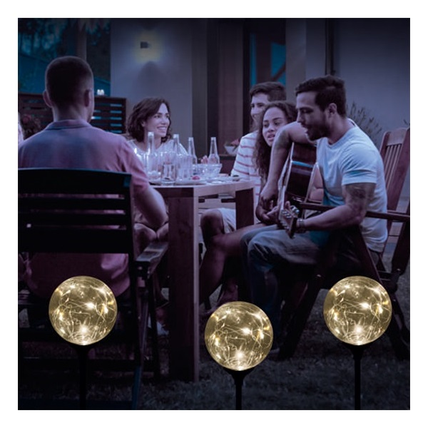 Home MX 624 meleg fehér LED-es napelemes kerti lámpa