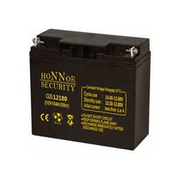 Honnor Security HS12-18 12V/18Ah zárt gondozásmentes AGM akkumulátor