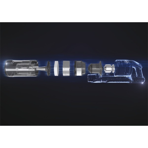 Hoover HF910H 011 szürke-piros akkumulátoros álló porszívó