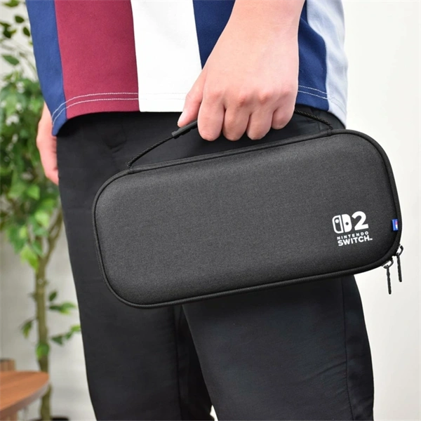 Hori Slim Tough Pouch, Nintendo Switch 2, Official, fekete konzol védőtok