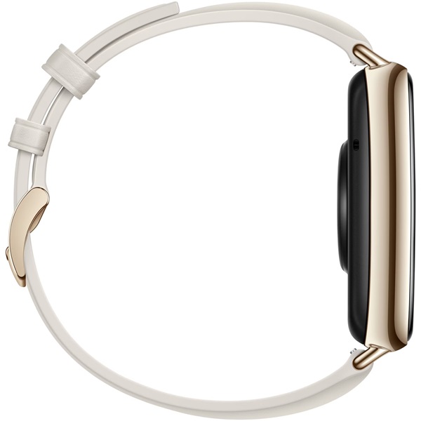 Huawei Watch Fit 2 bőr pántos fehér okosóra (Újracsomagolt)