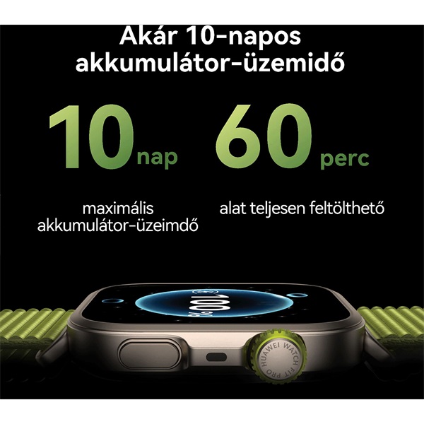 Huawei Watch Fit 4 Pro fekete okosóra