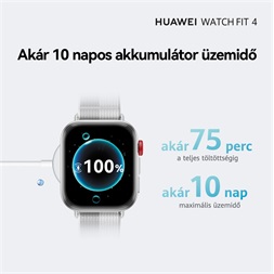 Huawei Watch Fit 4 ezüst okosóra