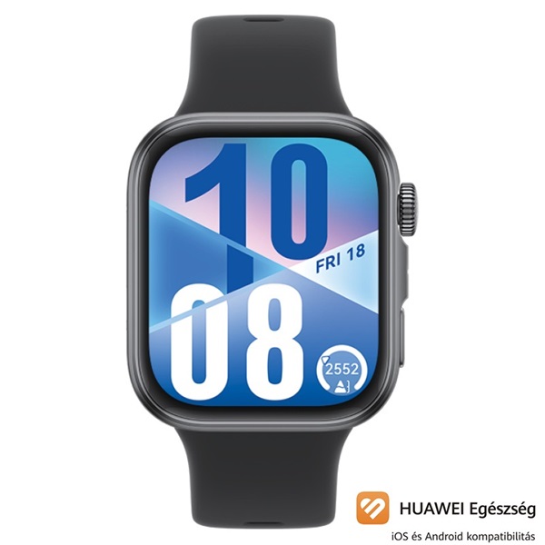 Huawei Watch Fit 4 fekete okosóra (Újracsomagolt)