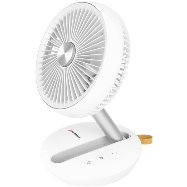 Humanas F01 fehér, 17 cm, 10W, vezeték nélküli ventilátor
