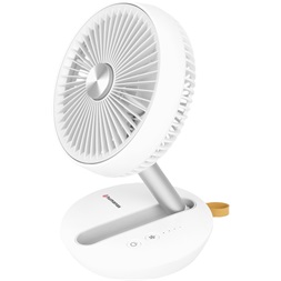 Humanas F01 fehér, 17 cm, 10W, vezeték nélküli ventilátor