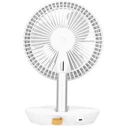 Humanas F01 fehér, 17 cm, 10W, vezeték nélküli ventilátor