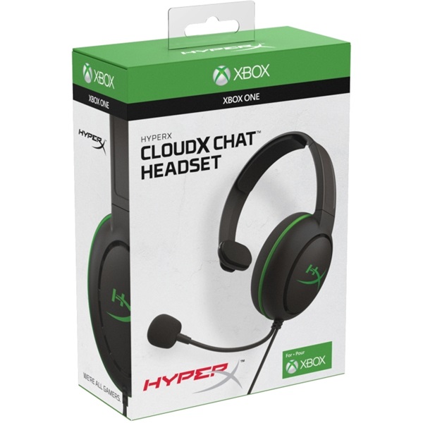 HyperX CloudX Chat (Xbox Licensed) 3,5 Jack fekete gamer headset