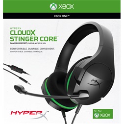 HyperX CloudX Stinger Core (Xbox Licensed) 3,5 Jack fekete gamer headset